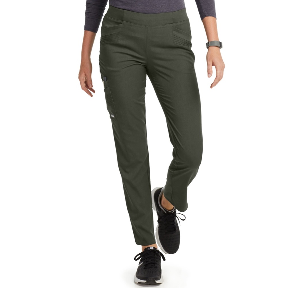 XL Grey's Anatomy Impact Moto 6 Pocket Straight Leg Drawstring Scrubs